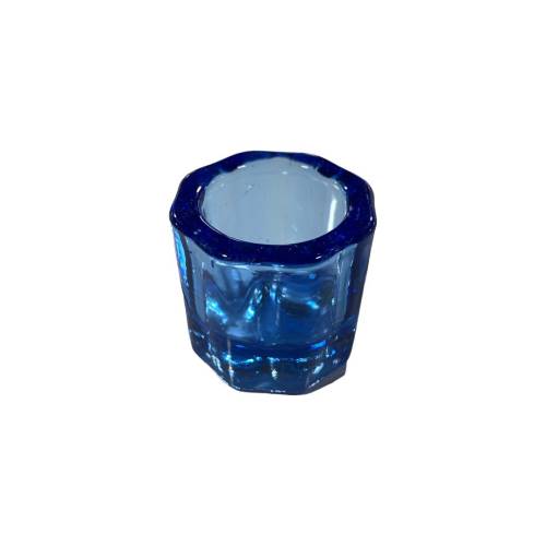 Vaso Dappen Vidrio azul