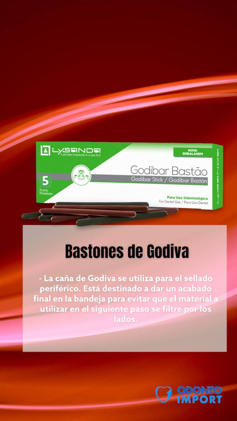 <li>Bastones de Godiva 5 unidades Lysanda</li>